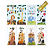Kit Saco Infantil Animais Com Fecho Metálico (20 unidades) - Imagem 2