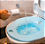 BACIA P/BANHO DE ASSENTO AZUL LONGEVITECH - Imagem 2