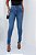 Calça Jeans Skinny Com Elástico Interno Personalizado Feminina Revanche - Imagem 3