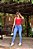 Calça Jeans Skinny Cropped Barra Desfiada Revanche - Imagem 2