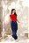 Calça Wide Leg Jeans Com  Recortes Revanche - Imagem 2
