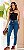 CALCA RETA JEANS FEM BARRA NORMAL - Imagem 1