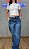 Calça Jeans Wide Leg Com Regulador no Cós  Revanche - Imagem 1