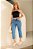 A Calça Jeans Reta Cropped Barra Normal Revanche - Imagem 2