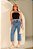 A Calça Jeans Reta Cropped Barra Normal Revanche - Imagem 5