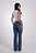 Calça Jeans Flare Com Ajustador No Cós Revanche - Imagem 3
