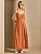 Vestido Midi Caresse - Laranja - Imagem 1