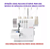 Agulha Singer Ultralock Overlock Portátil 14sh 2022 Tamanho 80/12 - Imagem 2