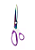 Tesoura Titanium Colors Okachi Ok-005 21cm Cor Lilás - Imagem 1