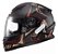 Capacete Texx Fechado Wing Cyrax Verm - Imagem 3