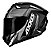 CAPACETE AXXIS DRAKEN VECTOR MATT BLACK/GREY - Imagem 1