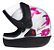 Capacete San Marino Feminino Branco rosa - Imagem 3