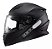 Capacete Moto Texx Wing Solido Preto Fosco C/ Viseira Solar - Imagem 2