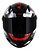 Capacete LS2 FF358 Tank Preto/Vermelho Brilho - Imagem 2