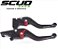 Manete Esportivo Titan 125 150 A Disco Preta Scud - Imagem 1