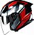 Capacete Norisk Downtown Provenza Preto/Vermelho - Imagem 4