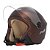 Capacete Joy23 By Taurus Marrom Fosco - Imagem 3
