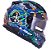 Capacete Ls2 Ff320 Stream Warrior  Azul - Imagem 3
