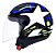 Capacete Ls2  Airflow Of562 Starwar Azul Amarelo - Imagem 1