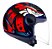 Capacete Ls2 Airflow Of562 Tribal Laranja - Imagem 1