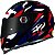Capacete LS2 FF358 Tank Azul/Vermelho Camuflada - Imagem 1