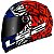 Capacete LS2 FF358 Memphis - Laranja/Azul - Imagem 1