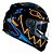 Capacete Ls2 Ff320 Stream Neon Blua Fluo Org - Imagem 2