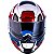 Capacete LS2 Vector FF397 Evo Automat - Branco/Vermelho/Azul (Tri-composto) - Imagem 2