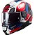 Capacete LS2 Vector FF397 Evo Automat - Branco/Vermelho/Azul (Tri-composto) - Imagem 1