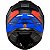 Capacete Ls2 Ff811 Vector II Absolute Preto Fosco Azul Vermelho - Imagem 5