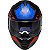 Capacete Ls2 Ff811 Vector II Absolute Preto Fosco Azul Vermelho - Imagem 6