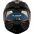 Capacete Ls2 Stream II FF808 Road Preto Fosco Azul - Imagem 8