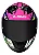 Capacete Ls2 Rapid Ff353 Badass Rosa - Imagem 4