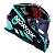 Capacete Norisk Ff302 Tokyo Preto Branco Verde - Imagem 2