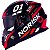 Capacete Norisk FF302 Soul Tokyo Vermelho (Viseira Solar) - Imagem 1