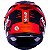 Capacete Norisk FF302 Soul Tokyo Vermelho (Viseira Solar) - Imagem 8