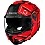 Capacete Ls2 Stream 2 Ff808 Maze Laranja Black - Imagem 2