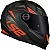 Capacete Ls2 Ff358 Tank Cam Preto Laranja - Imagem 1