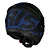 Capacete Norisk Razor Full Preto e Azul Fosco - Imagem 5