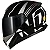 Capacete Norisk Razor Full Preto e Branco - Imagem 1