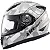 Capacete Texx Wing Airforce Preto Cinza - Imagem 1