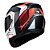 Race Tech Capacete Sector Exilio Matte white Orange - Imagem 6