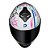 Capacete Race Tech Hit Faster Branco e Rosa - Imagem 7