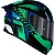 Capacete Norisk Flow Pulse Verde Azul - Imagem 2
