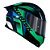 Capacete Norisk Flow Pulse Verde Azul - Imagem 3