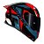 Capacete Norisk Flow Pulse Azul Vermelho - Imagem 3