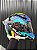 Capacete Ls2 FF358 Pro Bomber Preto Verde - Imagem 1
