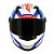 Capacete Ls2 FF358 Draze Branco Azul Vermelho - Imagem 4