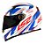 Capacete Ls2 FF358 Draze Branco Azul Vermelho - Imagem 1