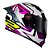 Capacete LS2 FF358 Pro Estellar Preto Roxo e Rosa - Imagem 2